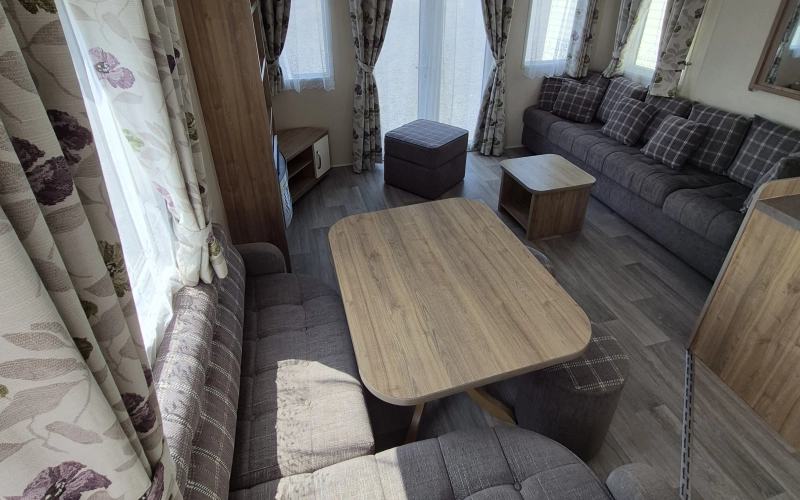 Salon mobil-home en Normandie