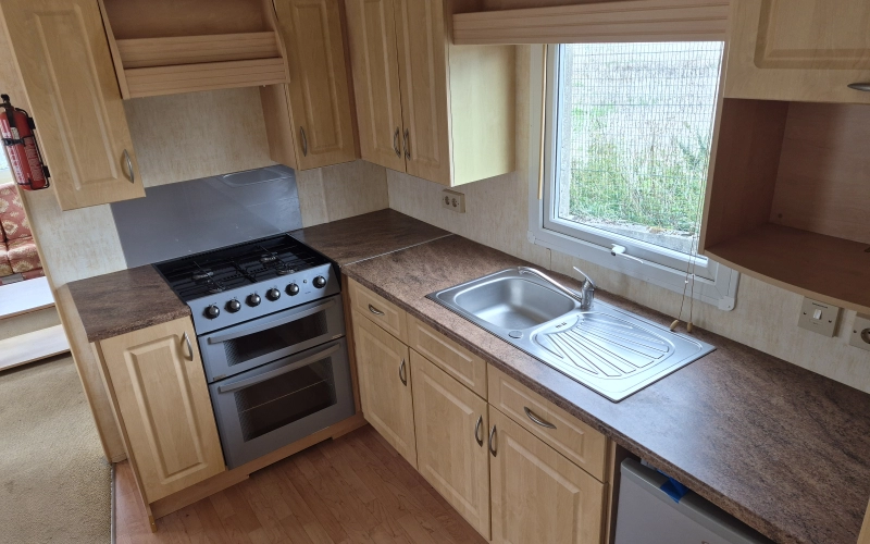 cuisine mobil-home en Normandie