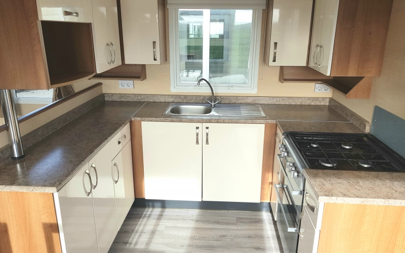 cuisine mobil-home en Normandie