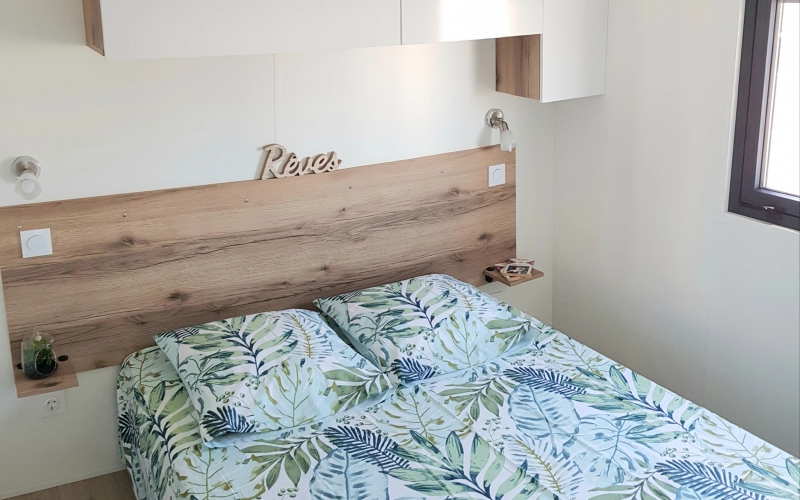 Chambre 1 mobil-home en Normandie