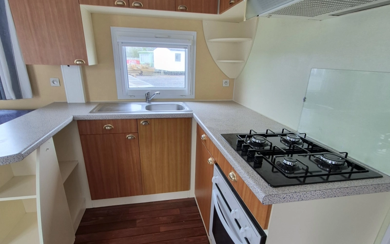 cuisine mobil-home en Normandie