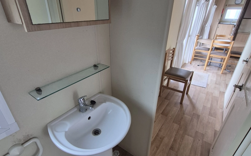 lavabo mobil-home en Normandie