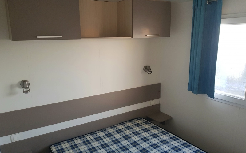 Chambre 1 mobil-home en Normandie