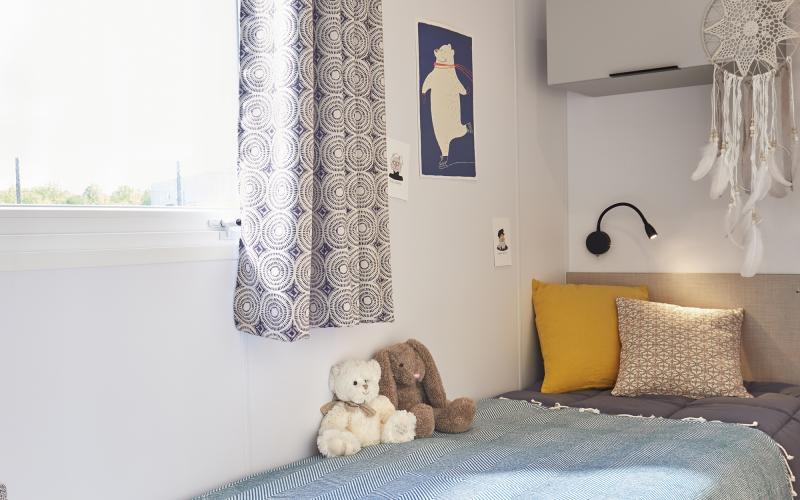 VACANCES GRAND LARGE 3 - chambre enfant mobil-home en Normandie
