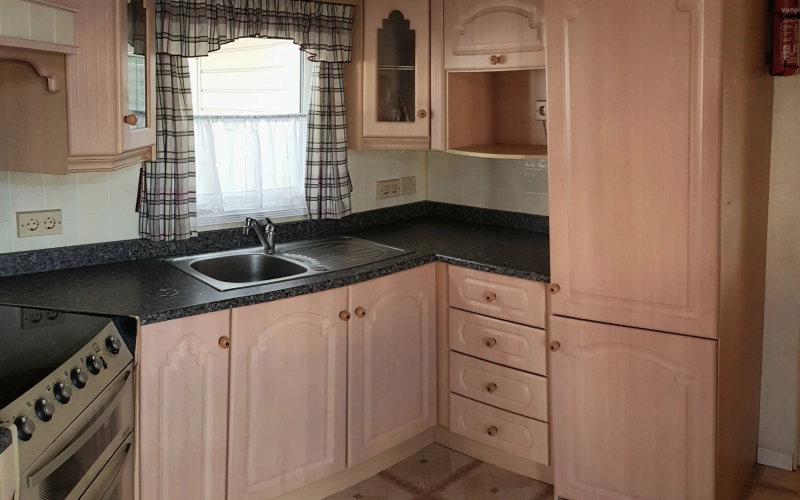 cuisine mobil-home en Normandie