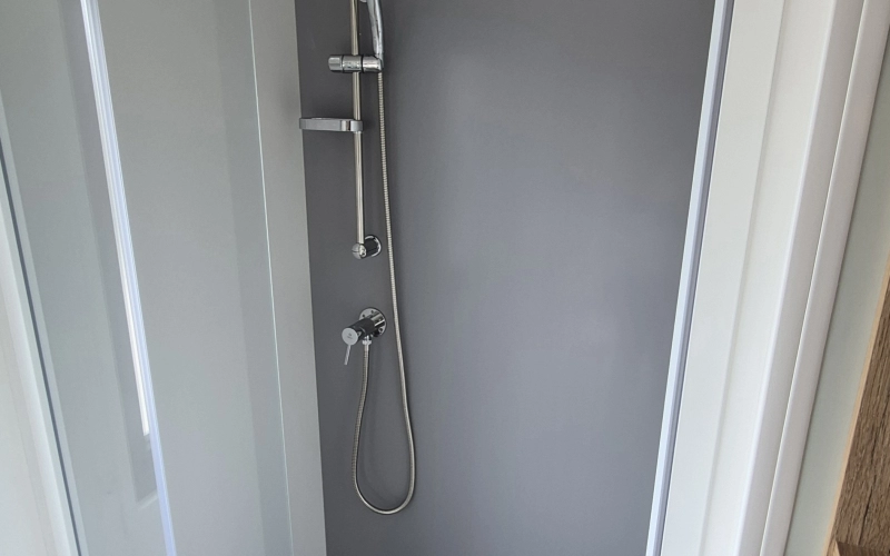 douche mobil-home en Normandie