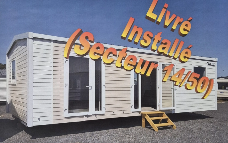 Photo extérieur mobil-home en Normandie