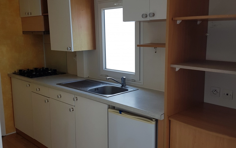 cuisine mobil-home en Normandie