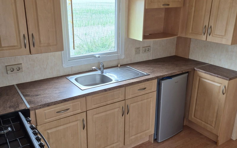 cuisine mobil-home en Normandie