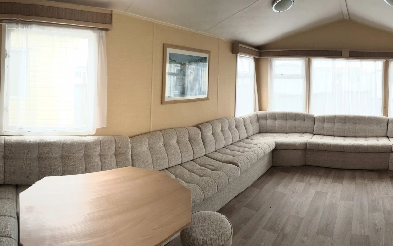 Salon mobil-home en Normandie
