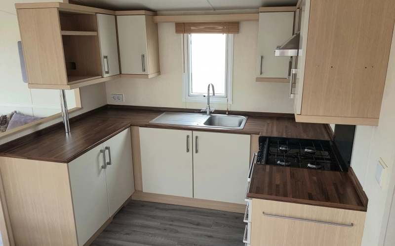 cuisine mobil-home en Normandie